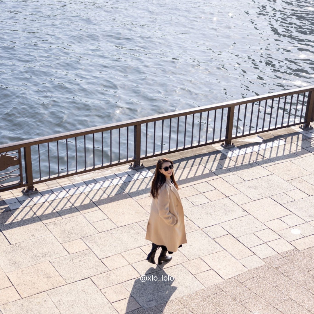 Alpaca Wool Slim Fit Overcoat in Sand