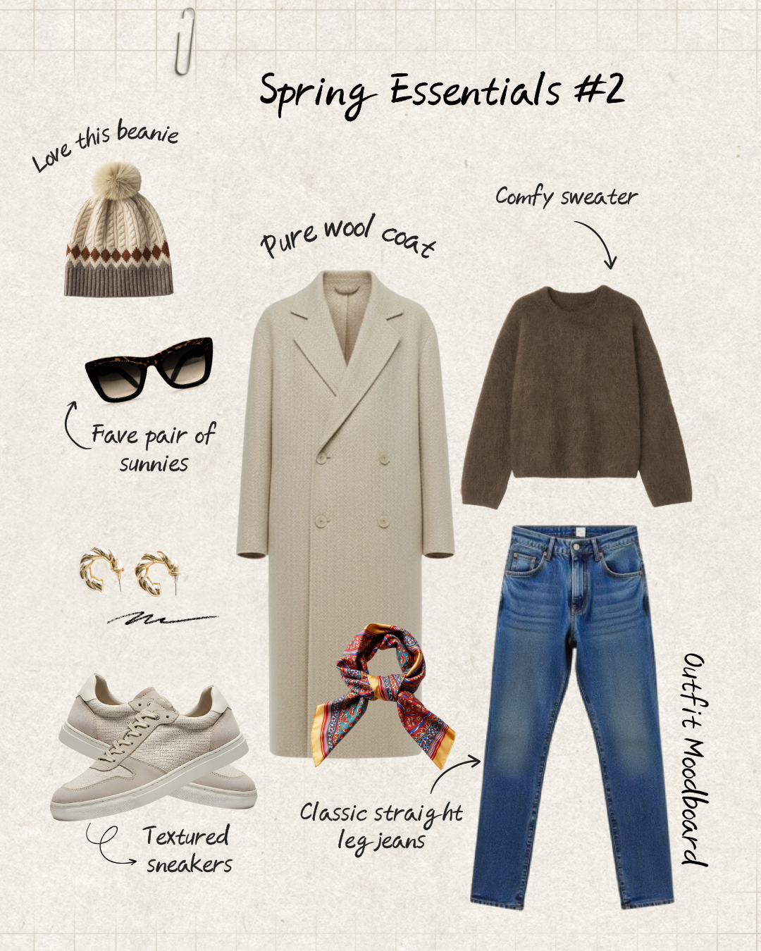 Herringbone Double-Breasted Cashmere & Wool Coat - Unisex