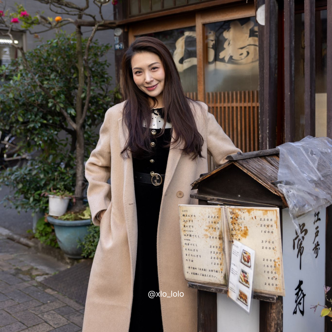 Alpaca Wool Slim Fit Overcoat in Sand